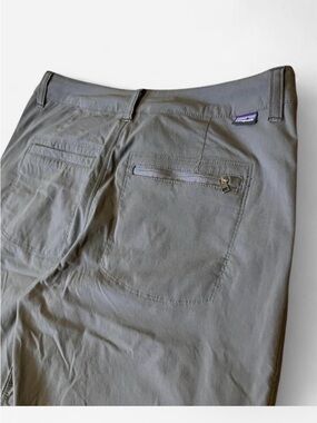 Patagonia Gray Casual Hiking Climbing Pants with Zipper Pocket Women’s Size 4